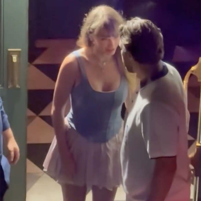 Taylor Swift stuns in corset top and miniskirt for Travis Kelce date night