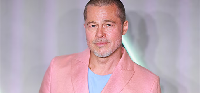 Brad Pitt Looks So Different With New Hair Transformation and Grey Sideburns 1