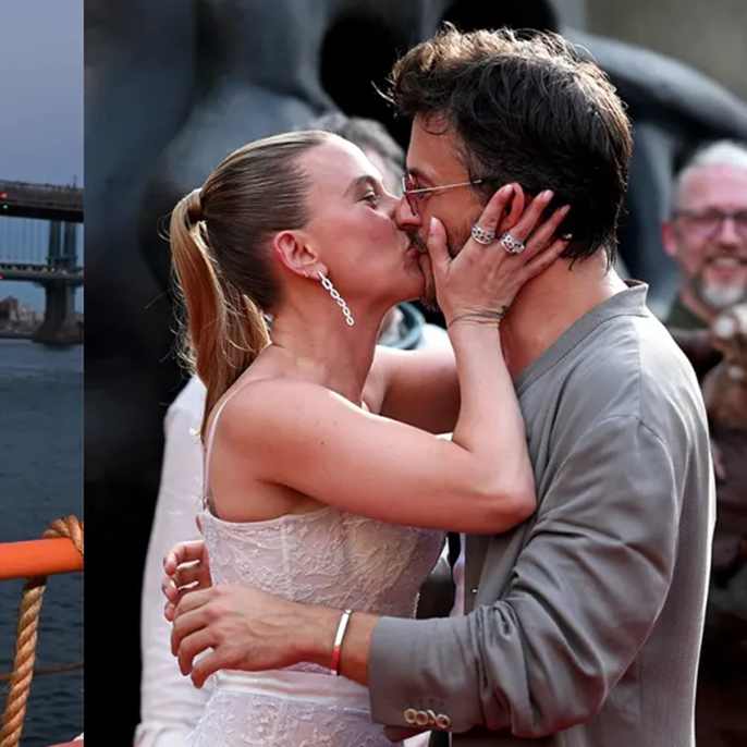 Colin Jost Responds to Wife Scarlett Johansson’s Red Carpet Kisses With Jonathan Bailey: “People Really Blow It Out of Proportion”