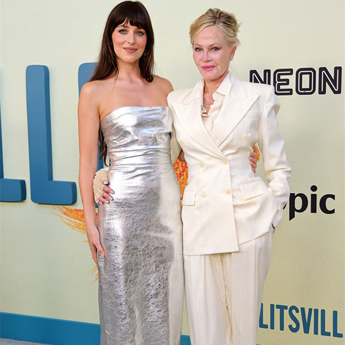 Melanie Griffith Makes Rare Red Carpet Appearance With Daughter Dakota Johnson