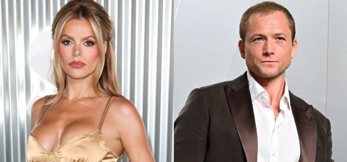 Brooks Nader, Taron Egerton Spark Romance Rumors With PDA Date Night 1