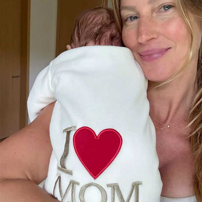 Gisele Bündchen Shares First Photos of Her New Baby Son, Explains Why She's Been 'Quiet' on Social Media Since His Birth