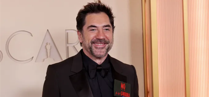 Javier Bardem Says “No To War And Free Palestine” As He Introduces International Oscar Category 1