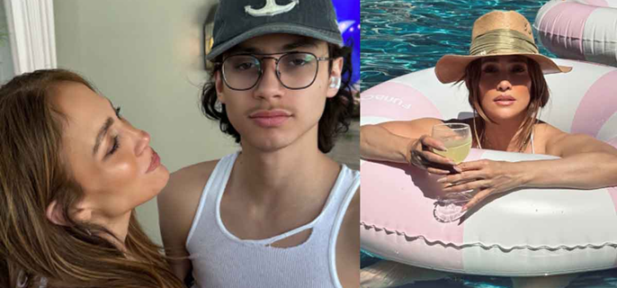 Jennifer Lopez shares rare video and photos with son Max 1