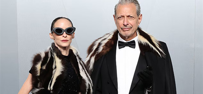 Jeff Goldblum’s Wife Emilie Bares Her Butt in Daring Vanity Fair Oscars Party Look 1
