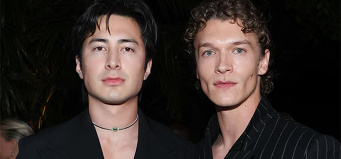 Heated Rivalry's Hudson Williams and Connor Storrie Carry Olympic Torch Ahead of Winter Games 2026 1