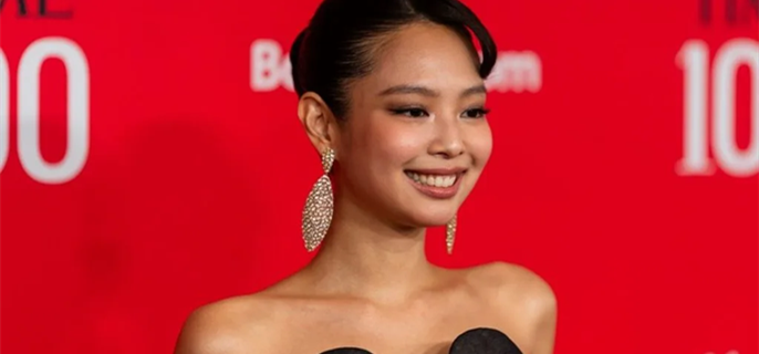 Blackpink’s Jennie Stuns in Bold Sheer-Panel Dress for TIME100 1