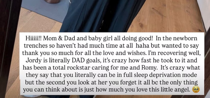 JoJo Fletcher Shares Update After Welcoming Baby via Emergency C-Section 1