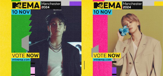 BTS members, Lisa, Stray Kids, NewJeans, Le Sserafim, ILLIT nominated for MTV EMAs 1