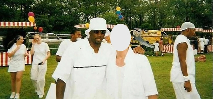 Diddy's First Alleged Underage Victim Shares Photo 'Proof' Of Him And The Rapper At His White Party 1