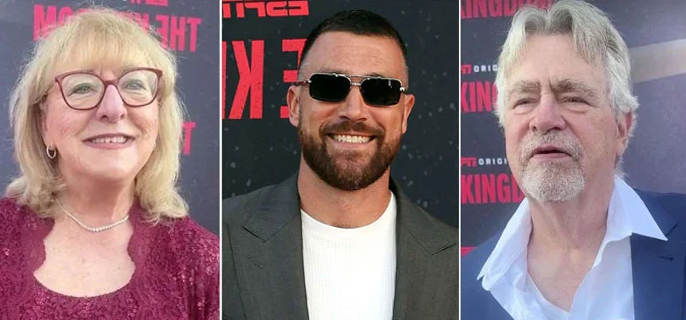 Travis Kelce makes red carpet debut with parents Ed, Donna Kelce 1