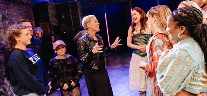 Pink and Husband Carey Hart Take Their 2 Kids to Broadway 1