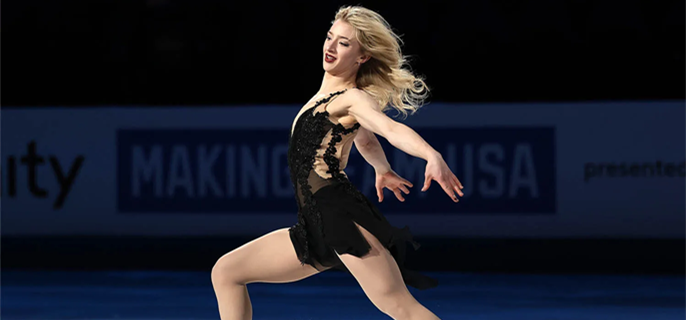 Olympic Figure Skater Amber Glenn Steps Away from Social Media After Receiving 'Threats' for Speaking Out Against Trump 1