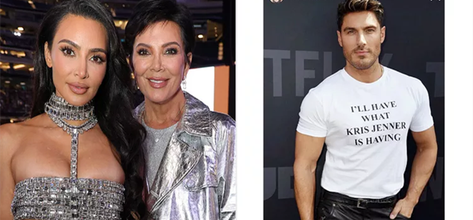 Kim Kardashian Reacts to Kris Jenner's Viral New Look for the First Time 1