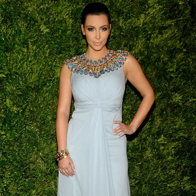 Kim Kardashian Flashes Rarely-Seen Tattoo