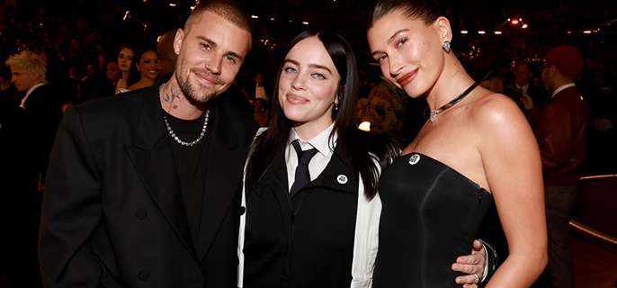 Hailey Bieber Reveals Role She Played in Billie Eilish Joining Justin Bieber's Coachella Set 1