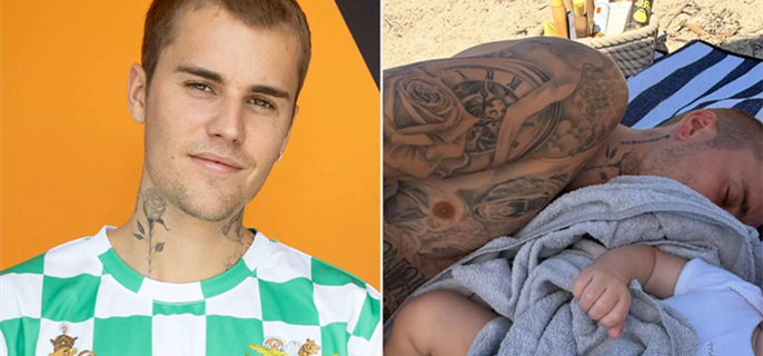 Justin Bieber Snuggles Up to 10-Month-Old Son Jack Blues on Italian Vacation After Dropping Surprise New Album “Swag” 1