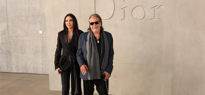 See Al Pacino, 86, and Girlfriend Noor Alfallah, 32, in Rare Outing at Dior Fashion Show 1