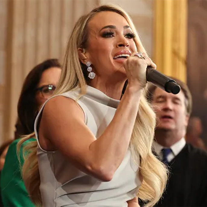 Carrie Underwood triumphs at Trump inauguration after musical mishap