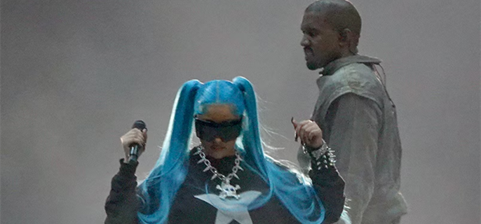 North West Takes the Stage During Dad Kanye West’s Concert for Surprise Duet 1