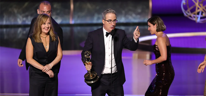 What John Oliver, Seth Rogen and More Emmy Winners Said in Their Bleeped Speeches 1