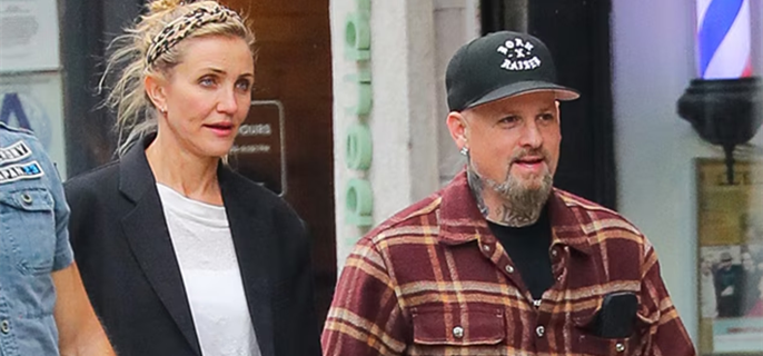 Cameron Diaz and Benji Madden Are So in Sync During Rare Public Appearance 1