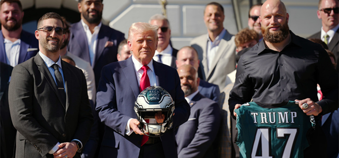 Donald Trump Disses Taylor Swift During Eagles' White House Visit 1