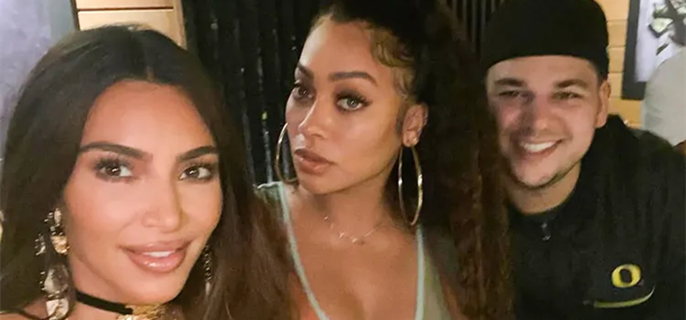 Rob Kardashian Makes Rare Appearance on Instagram in Kim’s Post Celebrating La La Anthony’s Birthday 1
