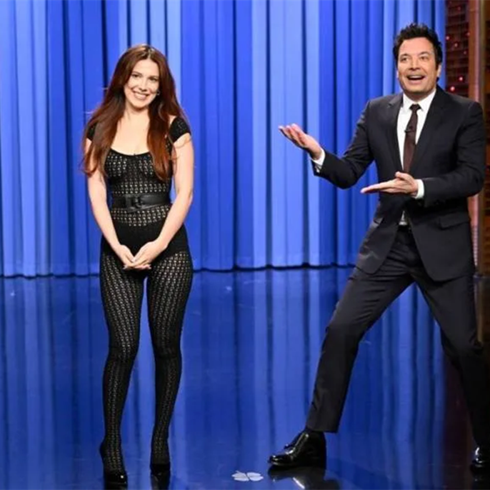 Jimmy Fallon Gets 1 of a Kind Stranger Things Gift From Millie Bobby Brown