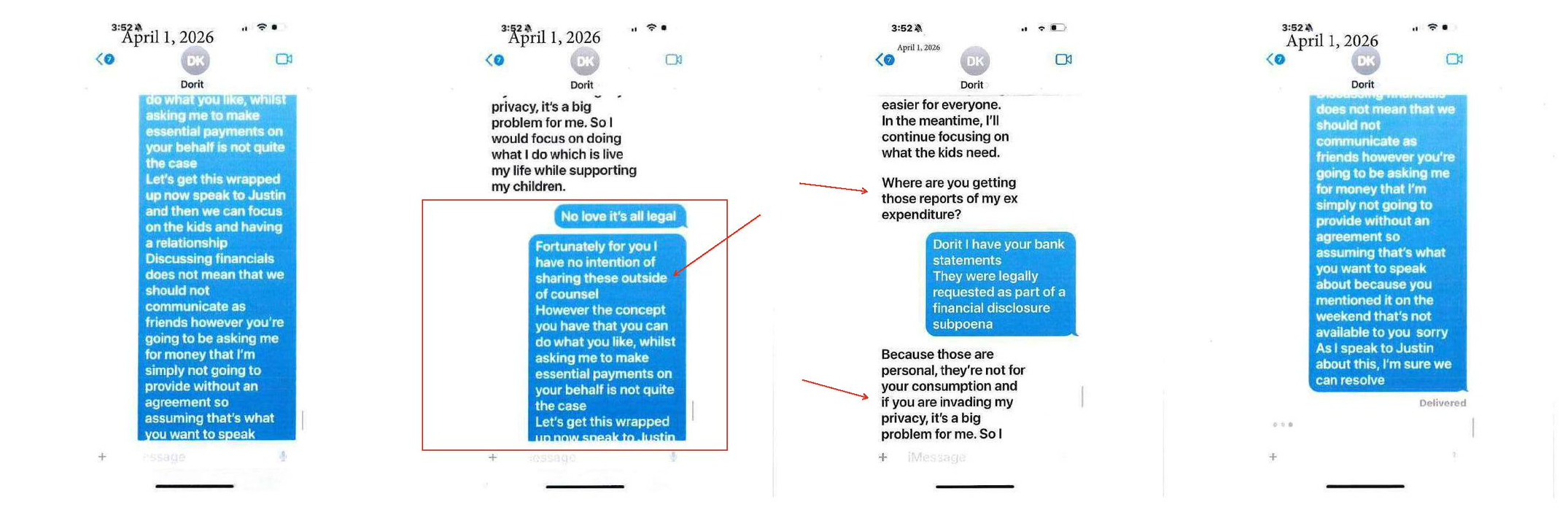 Dorit Kemsley Texts Exposed Amid PK Divorce Battle 1