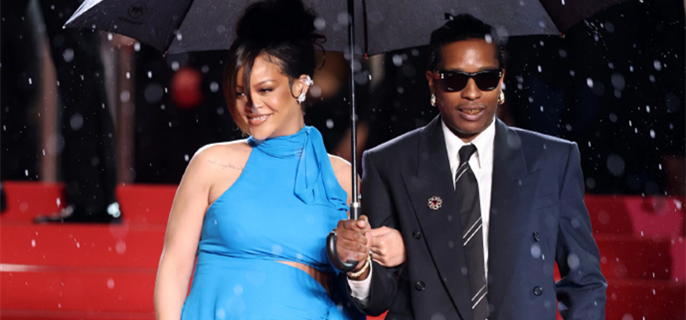 Rihanna and A$AP Rocky Make an Entrance at Cannes 1