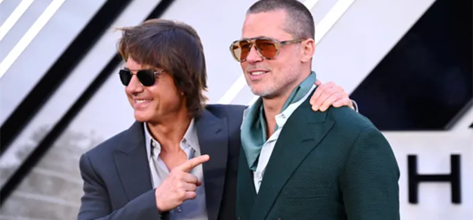 Tom Cruise Reunites With Brad Pitt at ‘F1’ Premiere; Actors Were Supposed to Race Together in a ‘Ford v Ferrari’ Movie That Got Axed Over Budget 1