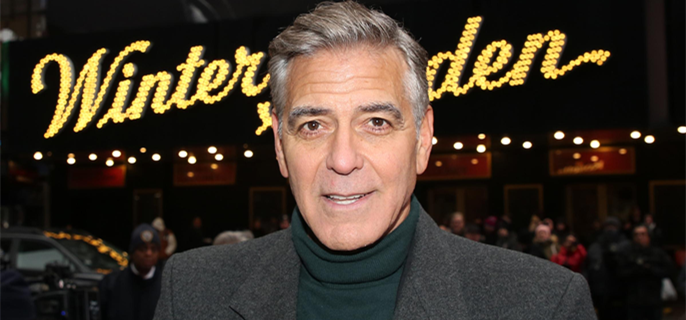 George Clooney debuts new hair color while out to lunch with wife Amal 1