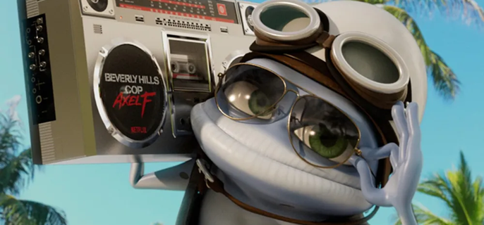 Crazy Frog Returns for Netflix’s ‘Axel F’ Promo, Two Decades After Topping Charts With Theme Song 1