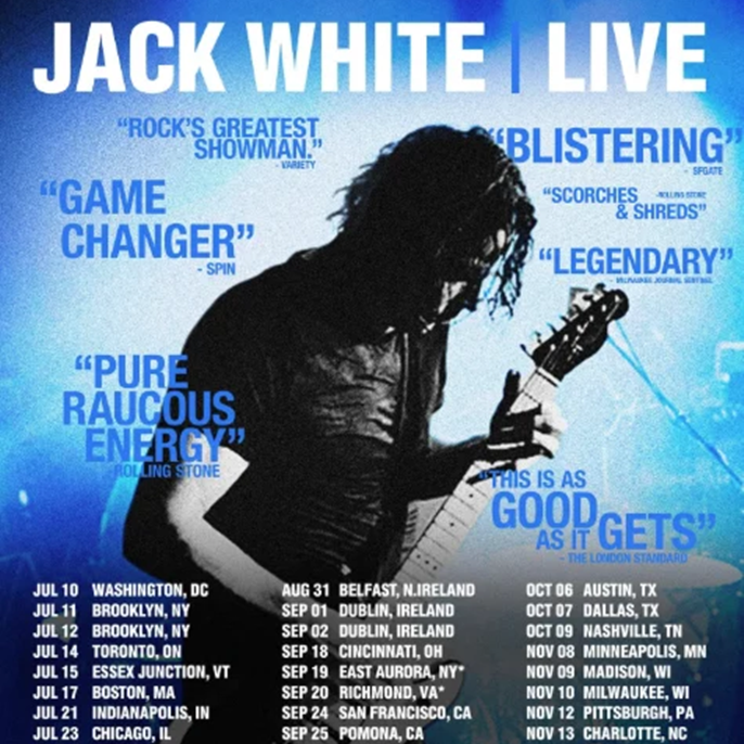 Jack White announces official tour dates