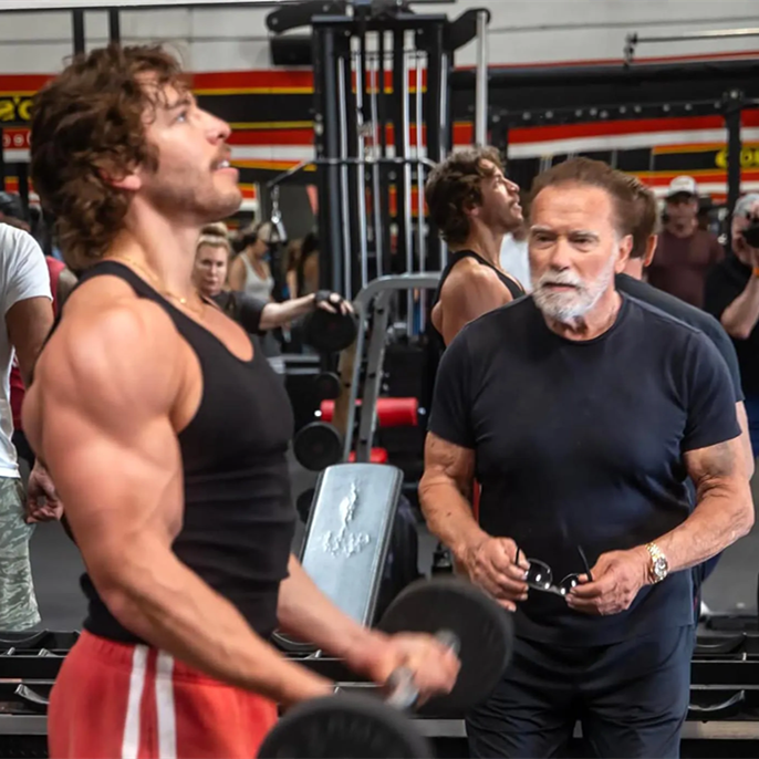 Arnold Schwarzenegger's Son Joseph Baena Wins His First Bodybuilding Competition