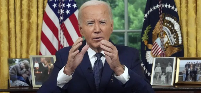 President Biden Calls for National Unity in Oval Office Address 1