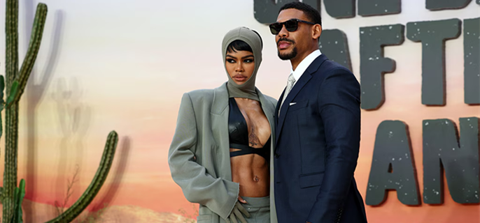 Teyana Taylor and Aaron Pierre Make Their Red Carpet Debut as a Couple 1