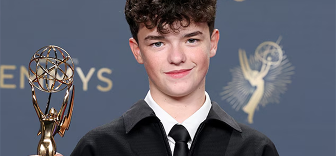 Adolescence's Owen Cooper Reacts to History-Making Emmy Win 1