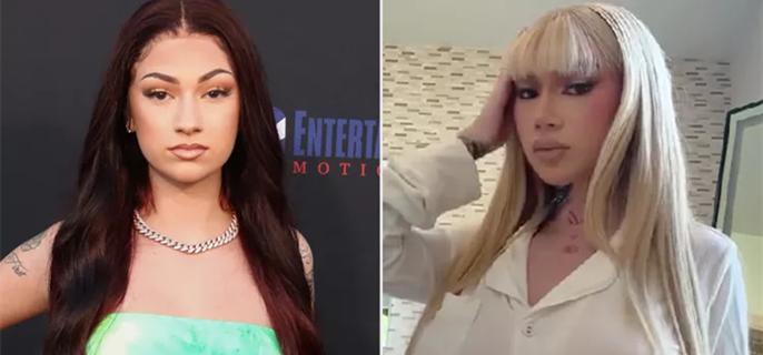 Bhad Bhabie Debuts Dramatic New Look with Platinum Blonde Bangs After Getting Nose Job amid Her Cancer Treatment 1