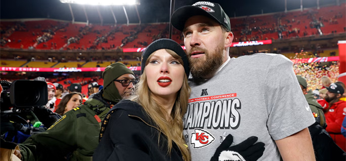 Trais Kelce has coy response about proposing to Taylor Swift at the Super Bowl 1