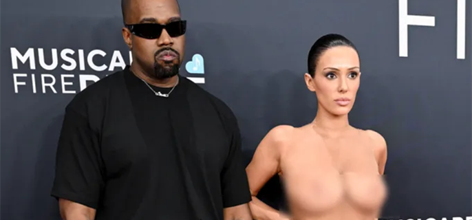 Kanye West Has Surprise Arrival at Grammys as Wife Bianca Censori Shocks With Nude Outfit Reveal 1