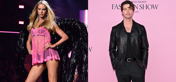 Proof Patrick Schwarzenegger Was Wife Abby Champion's Biggest Fan at Victoria's Secret Fashion Show 2025 1