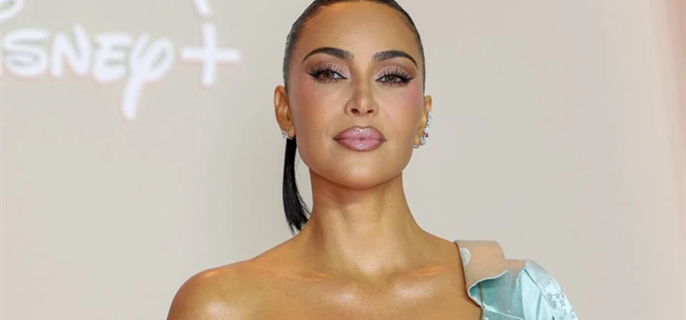 Kim Kardashian Channels Cinderella in a Deconstructed Birthday Look 1