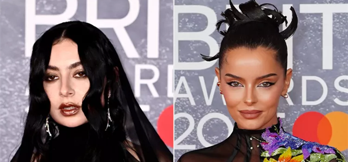 Charli xcx and Maura Higgins’ Naked Dresses Leave Little to the Imagination at the BRIT Awards — See Their Daring Looks! 1