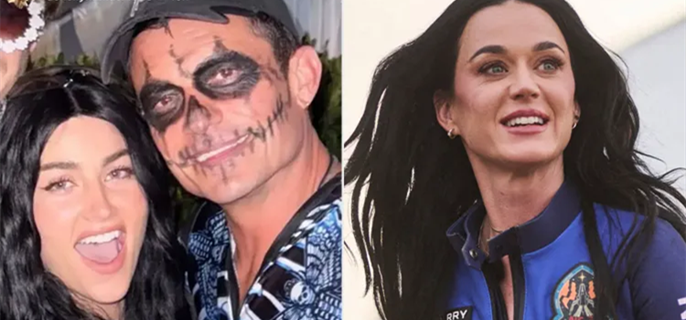 Orlando Bloom Poses with Actress Rachel Lynn Matthews Dressed as His Ex Katy Perry for Halloween 1