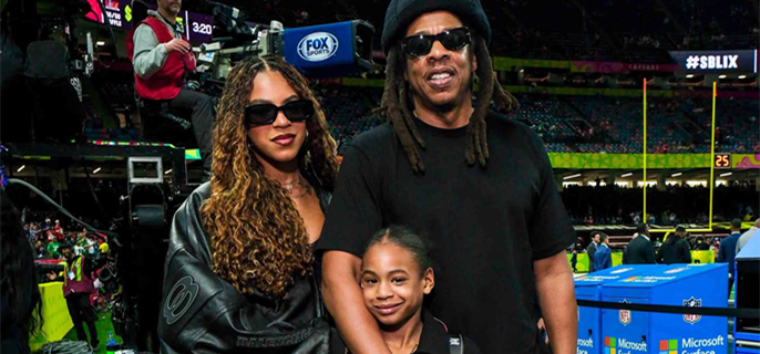 Jay-Z Has Family Day at Super Bowl 2025 with Daughters Blue Ivy and Rumi 1