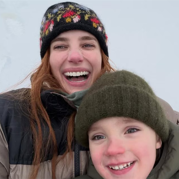 Emma Roberts Shares Rare Photo With Son Rhodes