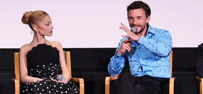 Fans React to Jonathan Bailey & Ariana Grande’s Chemistry in Cooking Video 1