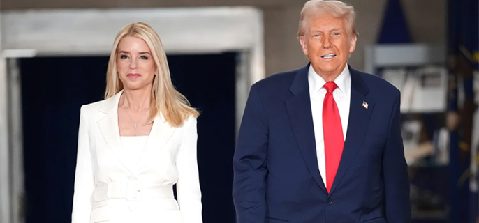 Pam Bondi Says She Is 'Thrilled' About Job Change After Being Fired by Trump 1